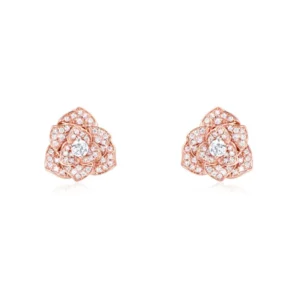 18ct gold diamond earrings