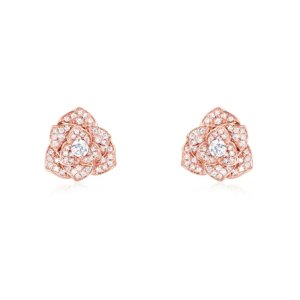 18ct gold diamond earrings