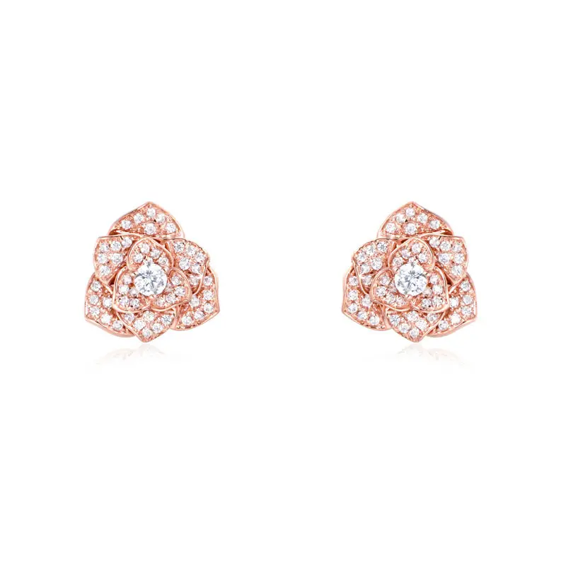 18ct gold diamond earrings