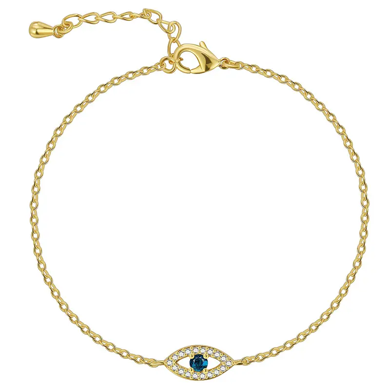 Devil's Eye Brass Bracelet