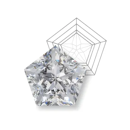 diamond cut pentagon