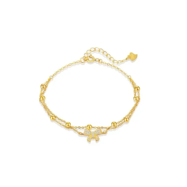 gold plated silver bracelet