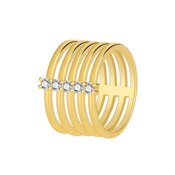 multi layer skeleton ring