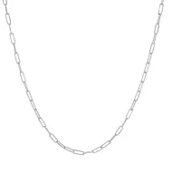 Sterling silver paperclip chain