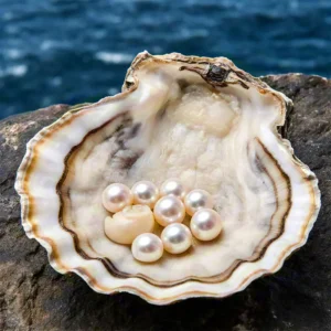 pearls in clam