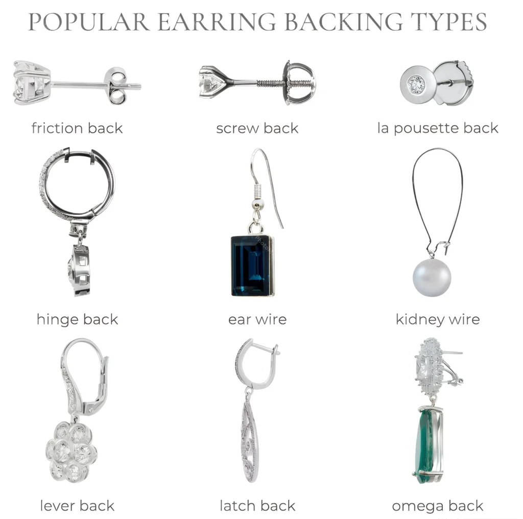 earring backing types