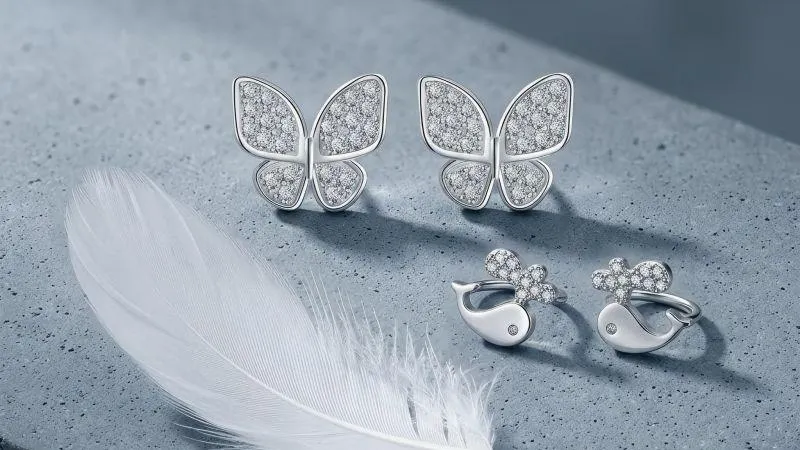Colecciones de pendientes de plata