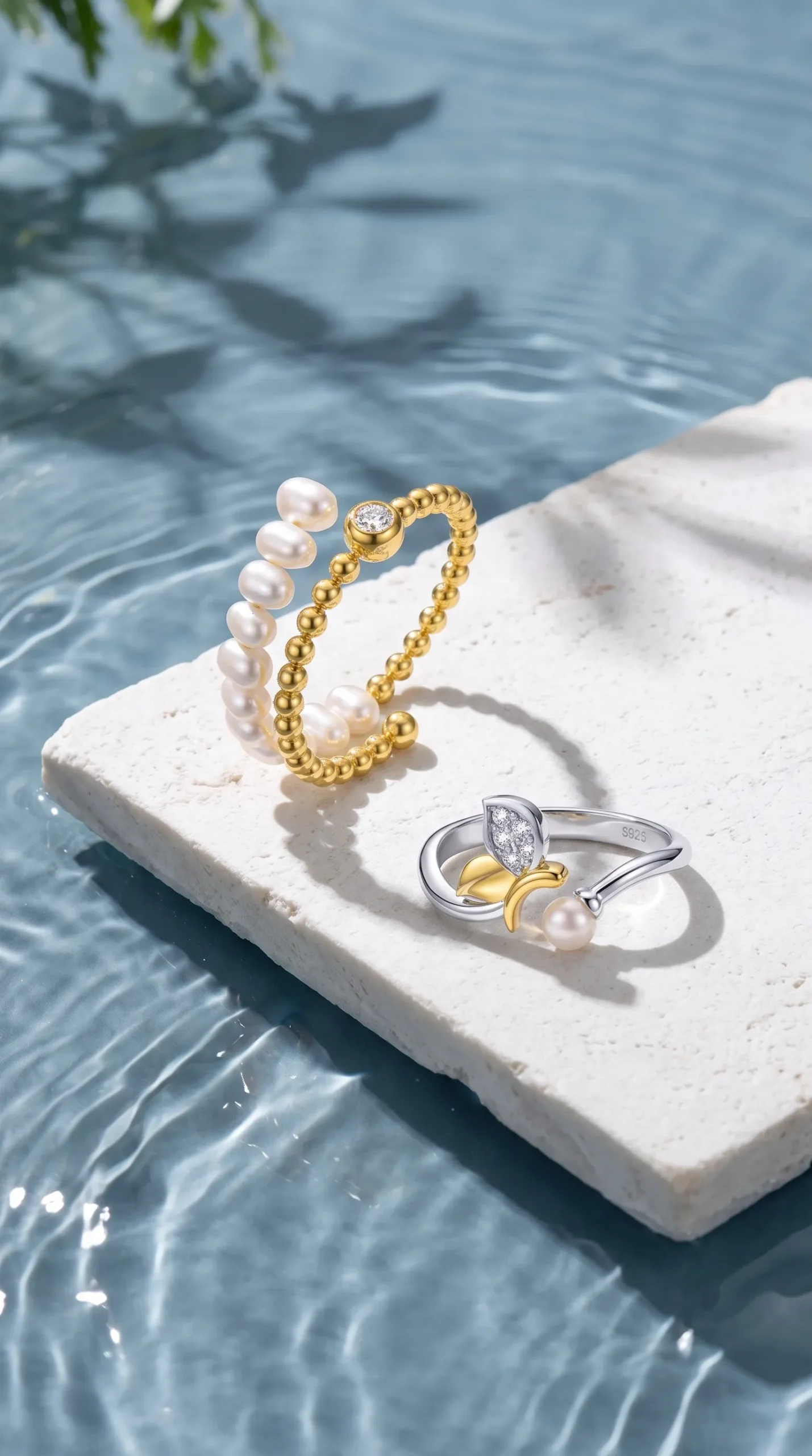 custom freshwater pearl rings made for wholesale brands